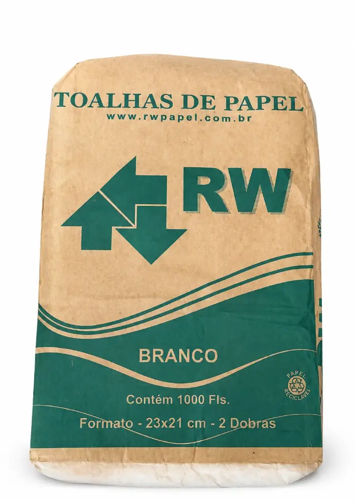 PAPEL TOALHA BLANCO RW 23 X 21 FD 1000 UN