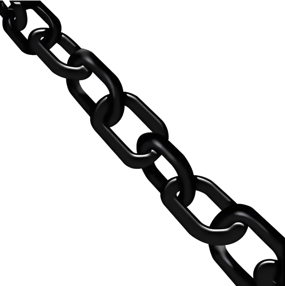 CADENA PLAST. P/CANALETA 8MM BR CZ PRETO