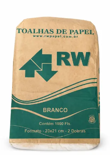 [557] PAPEL TOALHA BLANCO RW 23 X 21 FD 1000 UN