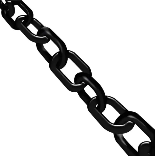 [54] CADENA PLAST. P/CANALETA 8MM BR CZ PRETO