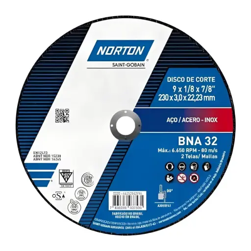 [426] DISCO NORTON DE CORTE BNA32 9 ACERO