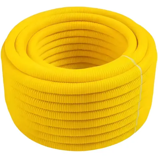 [597] CANO CORRUGADO 3/4 RL 50M AMARILLO ELETRODUCTO RL 50 M