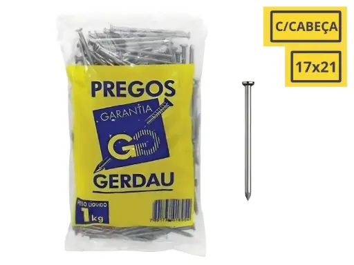 [000217] CLAVO 17 X 21 (2 X 11) KG 1 KG